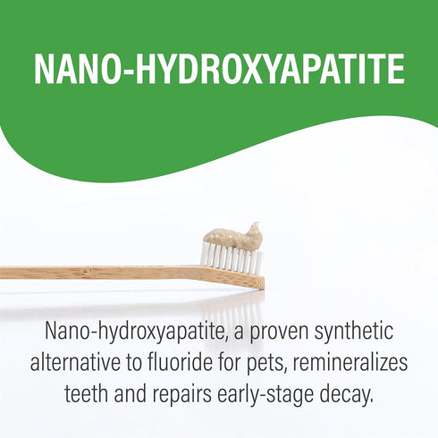 Prymal Pets (4 oz) Remineralizing Dog Toothpaste with Nano-Hydroxyapatite Bacon Flavor, Fluoride-Free & Safe