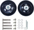 Mute Wear-resistant Luggage Suitcase Replacement Wheels Kit, Inline Outdoor Skate Replacement Wheels (2.95" x 0.94")