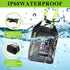 IP68 Waterproof Dry Bag, 2L - Roll Top Waterproof Pool Bag,Dry Bags for Kayaking Waterproof-w/Phone Pouch,Large Waterproof Phone Pouch,Boating & Kayak Accessories Camping (Black 5L)