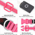 LED Dog Collar, USB Rechargeable Light Up Safety Collar, Adjustable Comfortable Soft Mesh for Small Medium Large Dogs