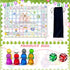 Fisahat 2-8 Easter Party Games,Dice Easter Egg Exchange Game,Rubber Mat Board Game,Easter Egg Party Game for Kids