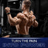 Yes4All Wide Grip Curl LAT Pull Down Bar Attachments - Rubber Handgrips/Curl Bar/Press Down for Cable Pulley System