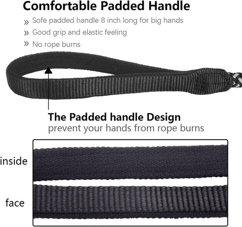 Dog Training Leash for Small to Medium Dogs, Rope Leash, Chew Proof and Reflective Dog Lead