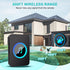 Yoiilifee 1000 IP65 60 (1Black) Dog Door Bell for Potty Training, Smart Wireless Doggie Doorbell to Go Outside, Feet