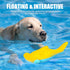 Dog Toy Floating Luminous, Squeaky Dog Toy, Glow in The Dark (Hammerhead Shark)