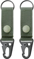 FRTKK Tactical Molle Key Ring Gear Keeper, Nylon Belt Keychain Clip for Molle Bags