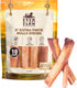 EVER FARM Pet Odor-Free Extra Thick Jumbo Bully Sticks for Large Dogs (6", 10