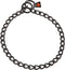 HS HERM. SPRENGER GERMANY Black Stainless Steel Choke Dog Training Collar, No-Pull Slip Chain for Small Medium Large