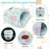 Cozy Chinchilla YUEPET Guinea Pig Bed Cuddle Cave Warm Fleece House Bedding Sleeping Cushion Cage Nest for Small Animal