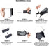 MUYDZ 1 Pair Bike Grips with Rubber Ergonomic Antislip Handlebar Grips for Road and Mountain Bicycle