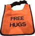 Personalized 'Free HUGS' Dog Bib for Dogs: Handmade, Waterproof Backing, Washable & Durable, Pups to Adults Sizes