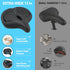 HaureiGi Bike Seat, Bicycle Seat for Men Women,Compatible with Peloton, Spin Bike, Road or Exercise Bikes,Comfort Seat