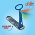 Geospace Winter Fun Ski Skate - Foldable Snow Scooter, Kids Snowboard with LED Light, Multi-Purpose Portable Sled