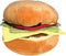 Huxley & Kent Plush Dog Toy - Hamburger, Large, Cute, Funny & Tough with Squeaker for Small & Large Dogs