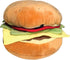 Huxley & Kent Plush Dog Toy - Hamburger, Large, Cute, Funny & Tough with Squeaker for Small & Large Dogs