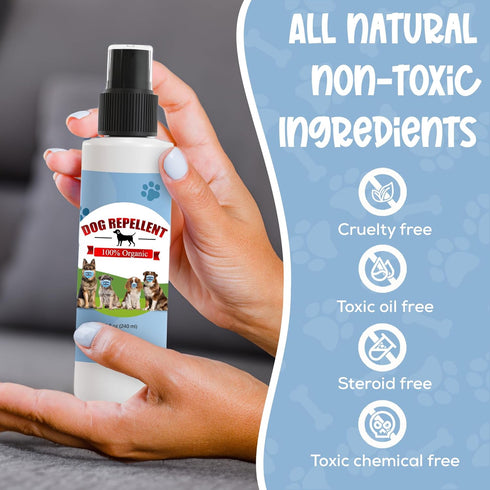 Organic Sprays to Train Your Pet Where Not to Urinate - Anti Chew Spray for Puppies, Made in The USA, 8 oz