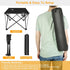 Small Folding Camping Table with 2 Cup Holders & Carry Bag, Rollup Beach Table for Outdoor Cooking, Picnic, and Party
