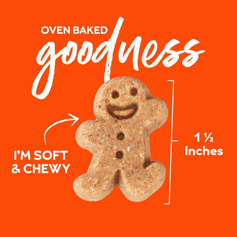 Buddy Biscuits, Soft & Chewy Treats for Small & Large Dogs, Made in USA, Peanut Butter Flavor, 6 oz, 4 Pack.