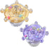 Hpmjz 2 Pcs Bird Toys for Parakeets, Colorful Spin Wheel Toy, Interactive Bird Educational Toy for Small Birds Bird