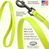 Dogline Biothane Waterproof Dog Leash, Strong Coated Nylon Webbing, 4 or 6 ft Lead for Small or Large Dogs