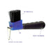 Horse Hoof Pick Brush with Soft Touch Handle, Royal Blue