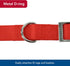 Coastal Pet Double-Ply Dog Collar, Red, 1" x 22"