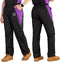 Noverlife Professional Pet Grooming Pants, M Size, Lightweight Black Pants for Pet Groomers, Hair Resistant Trousers