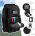 Pack Backpack Rover Sling Tactical Shoulder Sling Bag with Bottle Holder Crossbody Chest Bag, Black with Grey Patch