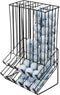 MyGift 90 Capacity Golf Ball Holder - Black Metal Miniature Display Rack Dispenser