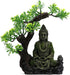 Tfwadmx Aquarium Buddha Statue Decoration, Resin Furniture Ornament for Underwater Landscape