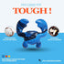 Dog Chew Toys for Aggressive Chewers, Tough Nylon Bone for Large Medium Breeds, Durable Teething Toys with Real Bacon