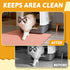 1 Pack 30x24 Inch (Pack 1)) Pieviev Cat Litter Mat Double Layer Waterproof Urine Proof Trapping Mat (Red