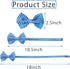 10pcs Small Dog Bowties for Puppy Boys, Adjustable Plaid Neck Bows for Party Costumes and Grooming
