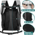 PetAmi Dog Backpack Carrier for Small Large Cats, Airline Approved, Ventilated Hiking Bag, Up to 18lbs, Grey