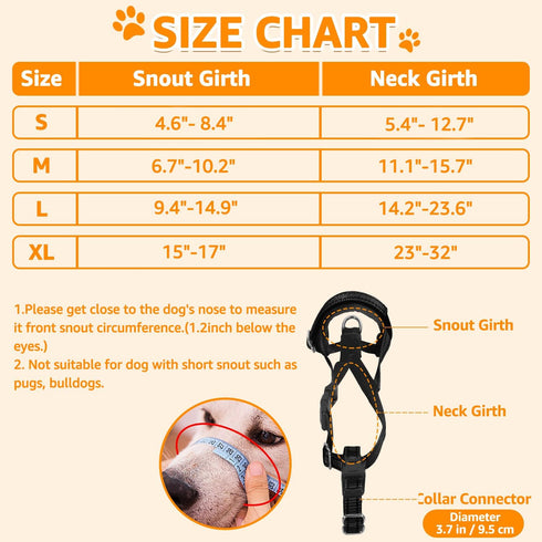 SlowTon Soft Dog Muzzle, Adjustable Padded Nylon Muzzle for Large Medium Dogs, Anti Chewing Barking Biting (Purple, S)