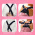 4 4 Sanwuta Pieces Dog Diaper Suspenders Male Female Adjustable Pet Diaper Keeper Suspender for Dog Skirt Dress Pet