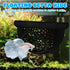 Bingche 6pcs 3-in-1 Hammock Floating Betta Hide Shrimp Cave Aquarium Decor Feeding Ring & Resting Spot for(Pink)