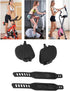 (1/2in Exercise Pedals, Anti Slip Strip Pattern for Stationary Bikes - Portable with Adjustable Strap Thread)