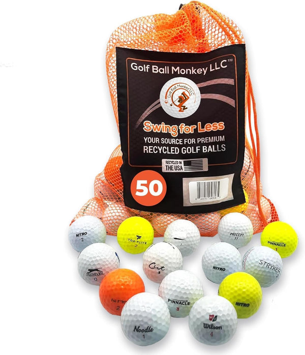 Golf Ball Monkey Store Line Assorted Used Golf Balls Bulk Cheap Mix