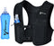 Running Vest for Women & Men, Adjustable Reflective Vest with 500ml Soft Flask, Designed for Marathon Trail Race Jogging