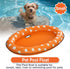 Pet Soft Dog Float Raft - Inflatable Swimming Float for Summer (Small, Orange)