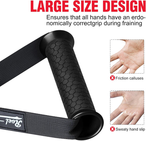 Gym Exercise Handles, Replacement Equipment for Strength Trainer, Cable Machine, and Resistance Bands