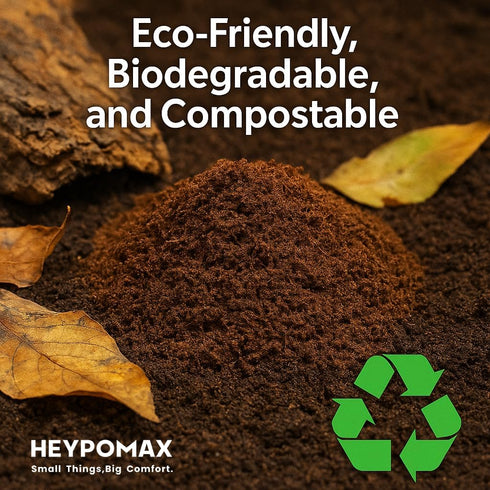 HEYPOMAX 100% 4bag) Hermit Crab Bedding with Humid Coconut Soil Natural, Soft & Safe, Ideal for Tanks and Terrariums