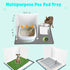 Dog Litter Box with High Walls, Indoor Potty for Small and Medium Dogs, No Spill Holder Tray for Easy Cleaning