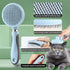 4-in-1 Trimmer Set Cat Grooming Kit, Cat Grooming Tools with Cats Brush, Flea Comb, Nail Clipper & - Deshedding