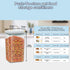 4.2Qt 2Pack 1 1 LEAWALK Airtight Dog Cat Food Storage Container and Dog Treat Containers BPA-Free, PET Clear Stackable