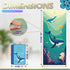 Kids Yoga Mat Set for Boys & Girls - Doll, Unicorn, Mermaid, Panda, Dinosaur, UnderWater - Non-Toxic, 60 x 24 Inches