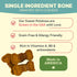 8 oz Gaines Family Farmstead Chicken Wrapped Sweet Potato Dog Bones - Bag, Natural, Grain-Free Dog Treats for All Ages