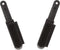 FURemover Plus, Rubber Pet Hair Remover Brush, Black with Gentle Bristles for Grooming Dogs and Cats (Pack of 2)