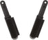 FURemover Plus, Rubber Pet Hair Remover Brush, Black with Gentle Bristles for Grooming Dogs and Cats (Pack of 2)